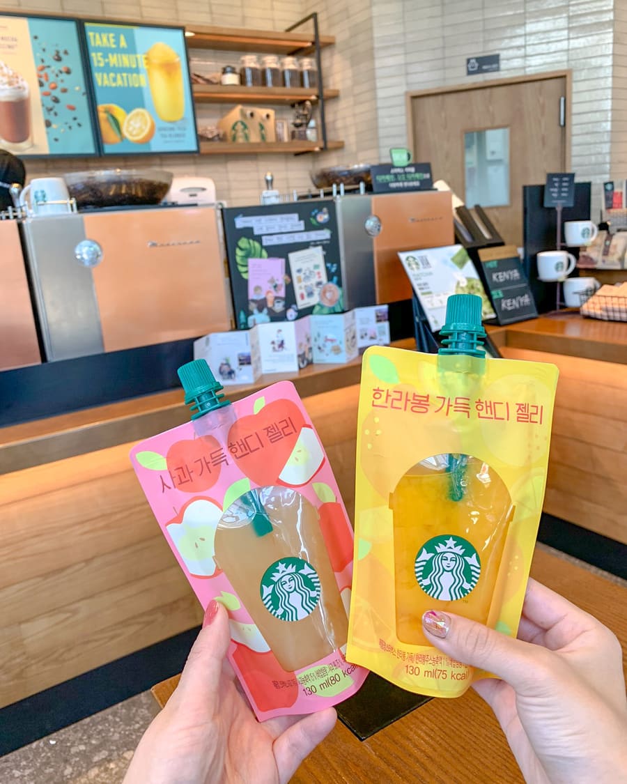韓国スタバのハンディゼリー