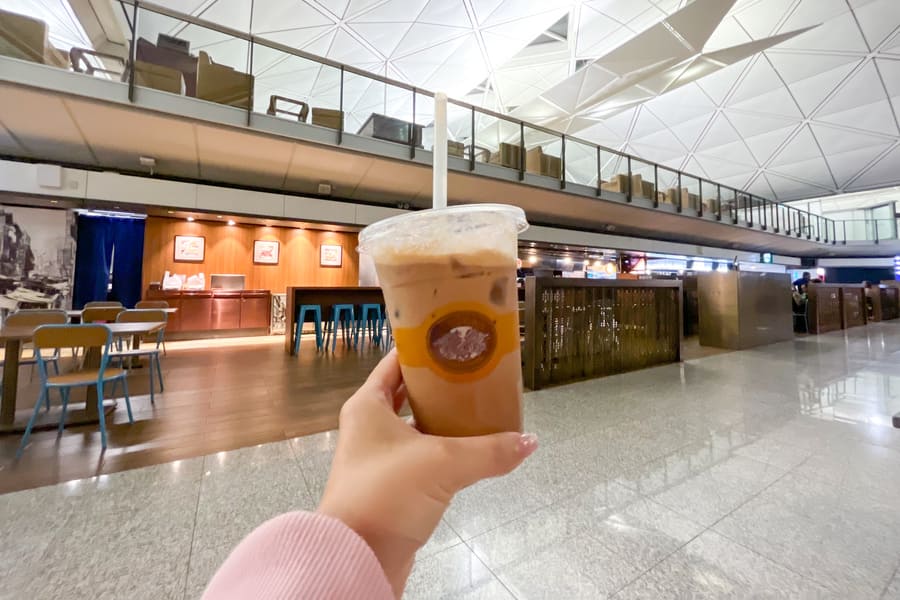 香港国際空港のオールドタウンホワイトコーヒー