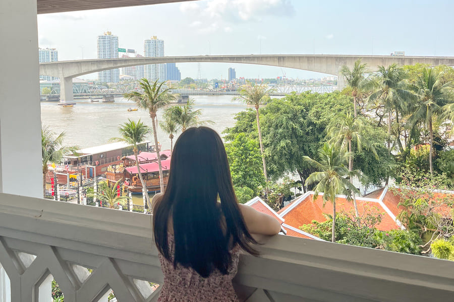 バルコニーからの景色