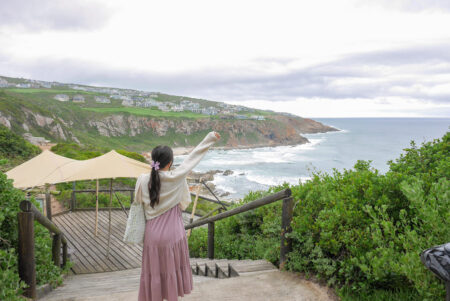 モッセルベイのピナクルポイントからの眺め