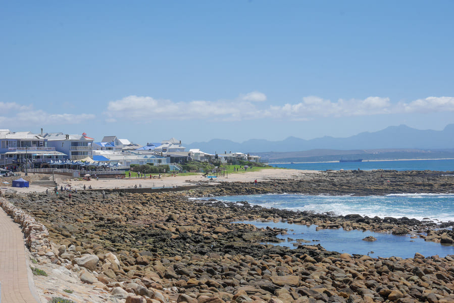 モッセルベイの海岸沿い