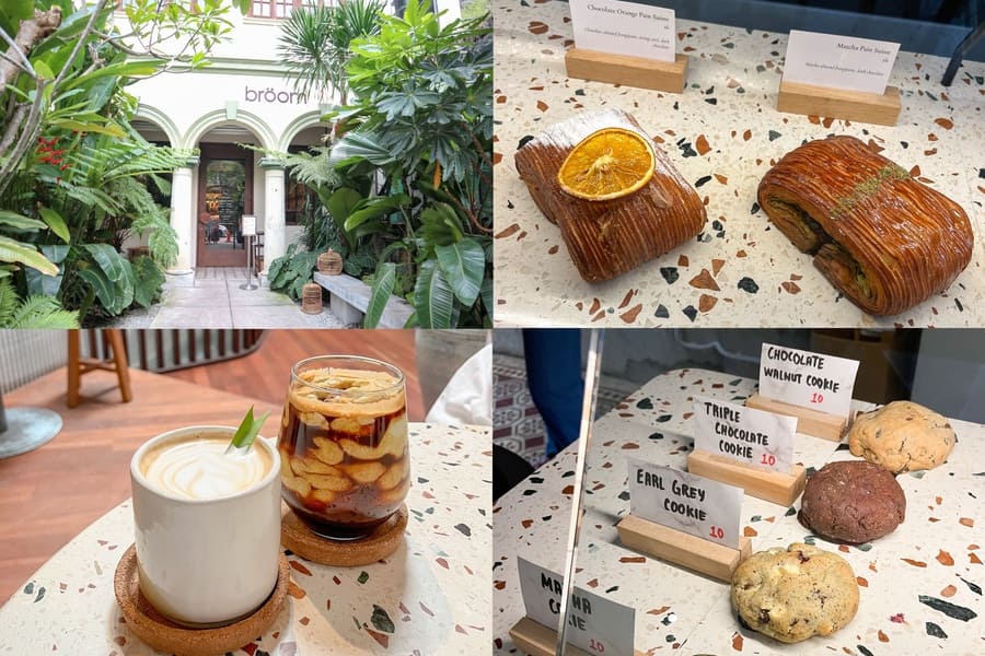 クアラルンプールのベーカリーカフェbroom