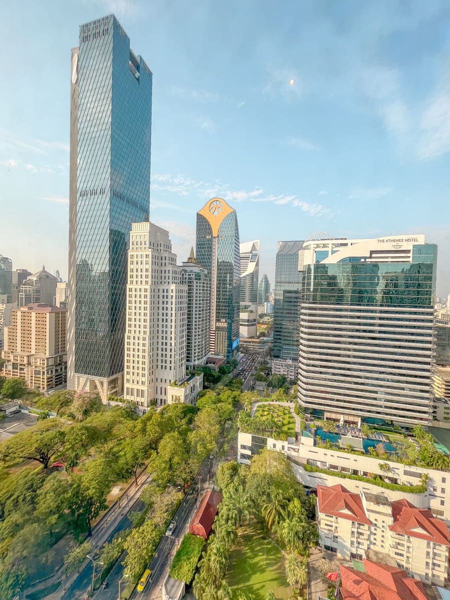 フィットネスジムからの眺め